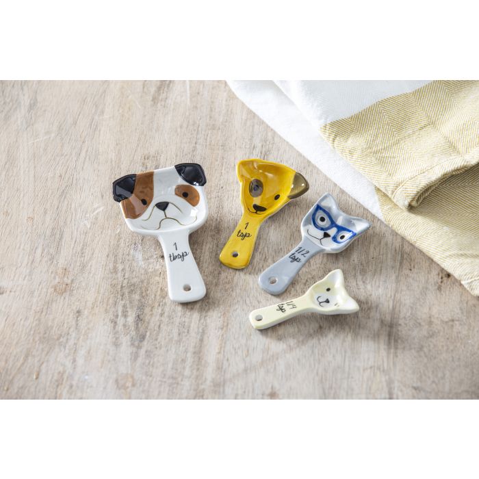 Davis & Waddell | Dog Measuring Spoons | Shut the Front Door