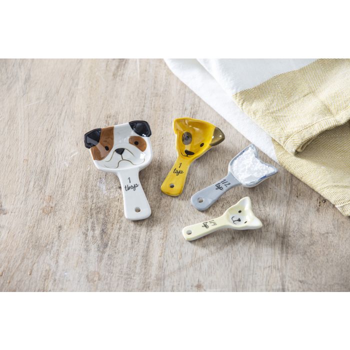 Davis & Waddell | Dog Measuring Spoons | Shut the Front Door