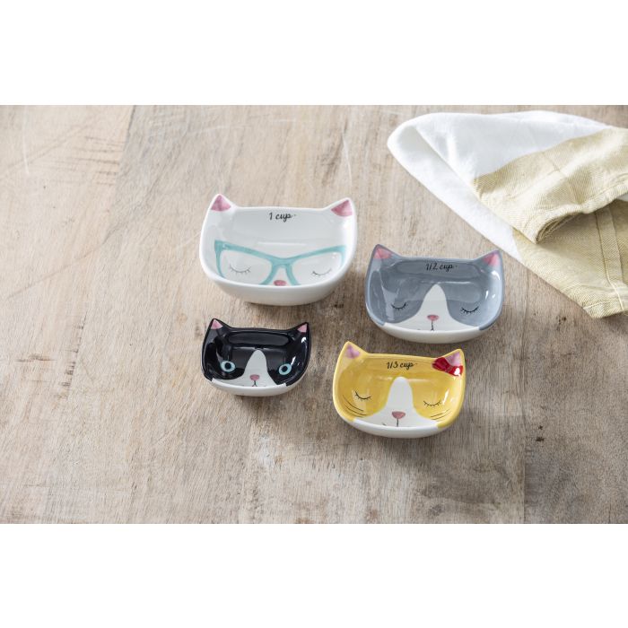 Davis & Waddell | Cat Measuring Cups - Set of 4 | Shut the Front Door