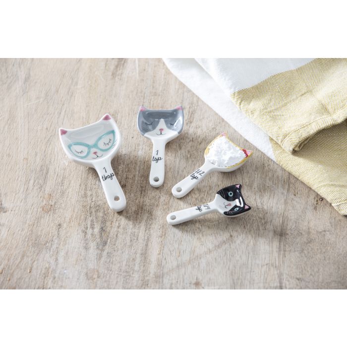 Davis & Waddell | Cat Measuring Spoons | Shut the Front Door