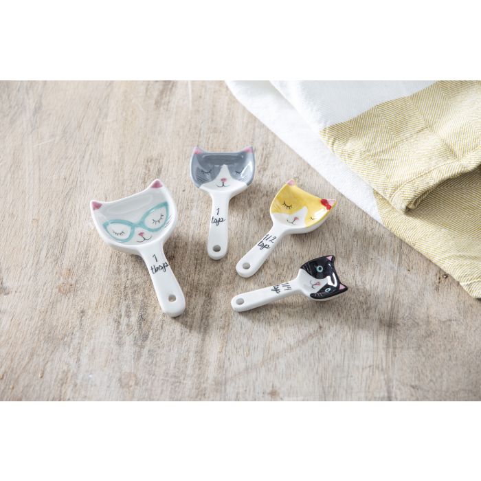 Davis & Waddell | Cat Measuring Spoons | Shut the Front Door