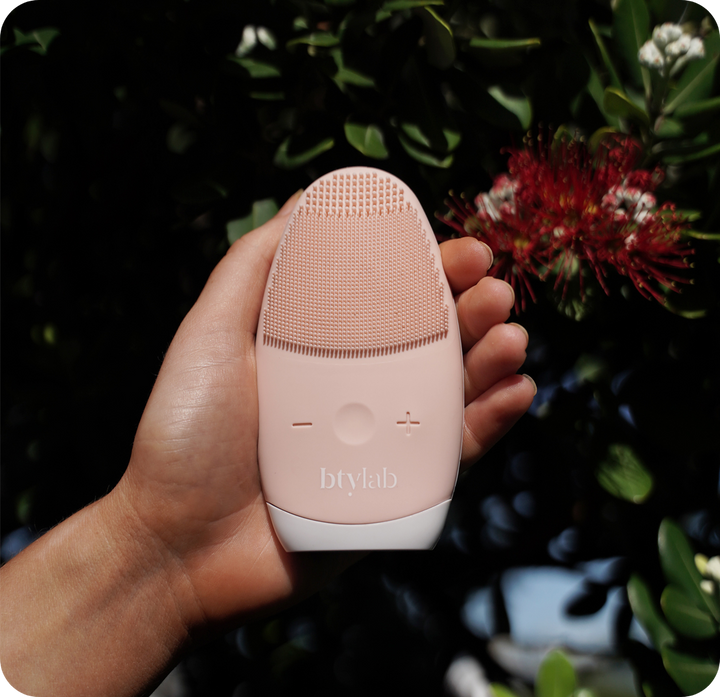 BTYLab | 2-in-1 Sonic Cleanser - Blush | Shut the Front Door