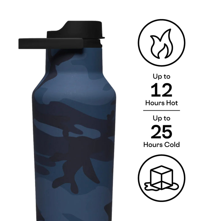 Corkcicle | Corkcicle Series A Sports Canteen 950ml - Navy Camo | Shut the Front Door