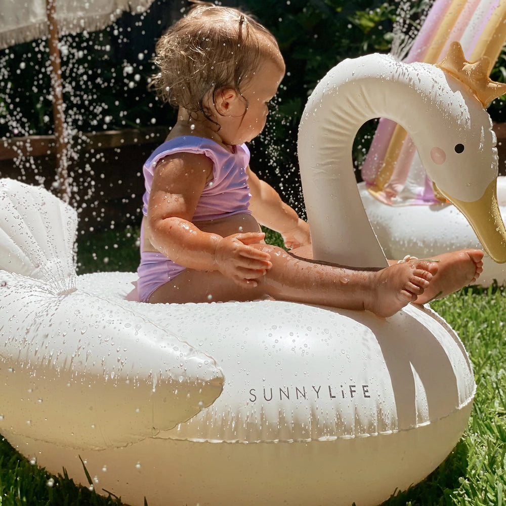 Sunnylife | Inflatable Sprinkler - Princess Swan Multi | Shut the Front Door