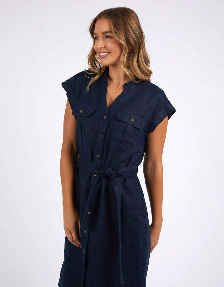 Foxwood | Harlow Dress - Navy | Shut the Front Door