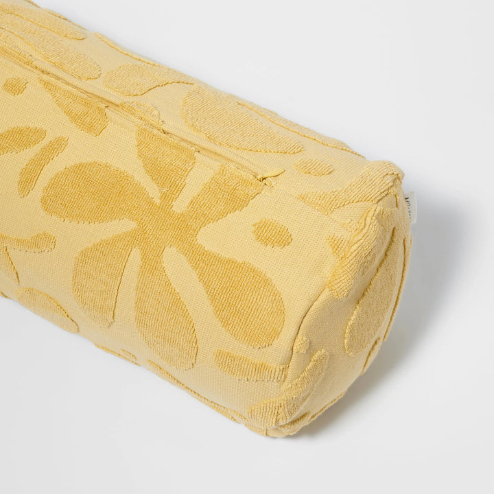 Sunnylife | Inflatable Beach Pillow - Mango Bay Golden Mustard | Shut the Front Door