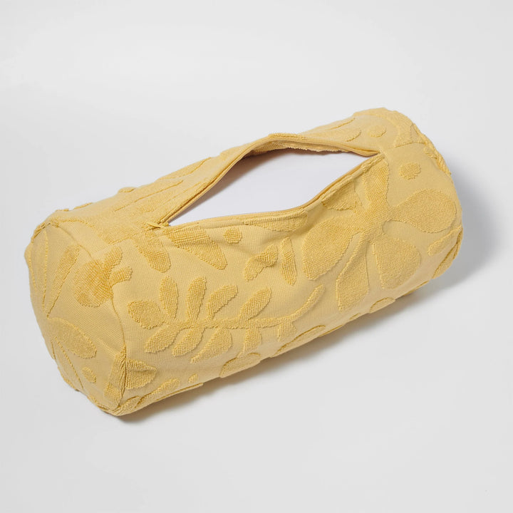 Sunnylife | Inflatable Beach Pillow - Mango Bay Golden Mustard | Shut the Front Door