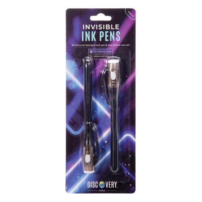 Discovery Zone | Invisible Ink Pens with Light - Set of 2 | Shut the Front Door