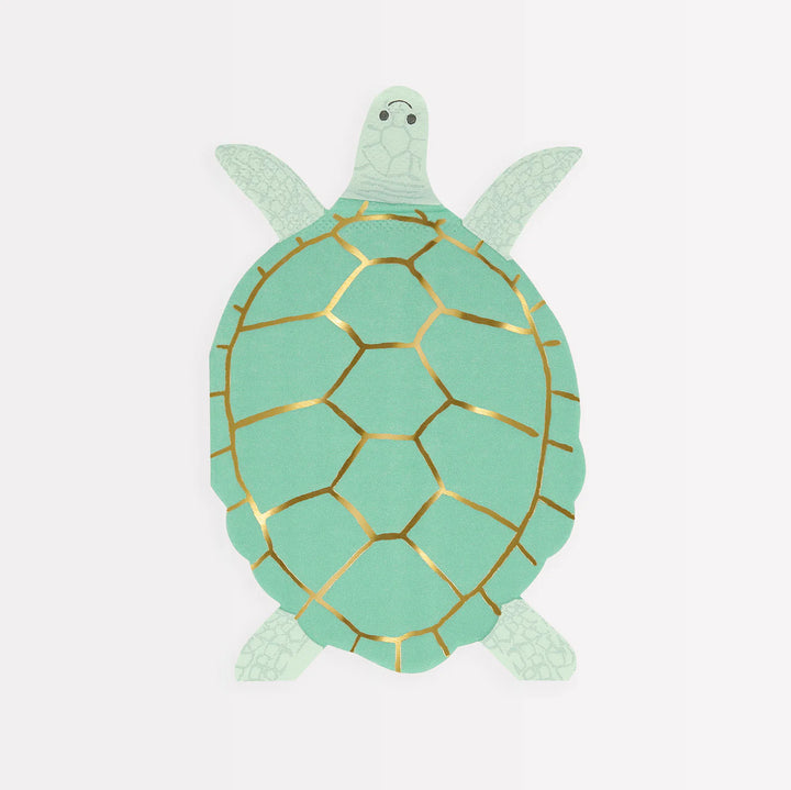 Meri Meri | Turtle Napkins - Large | Shut the Front Door