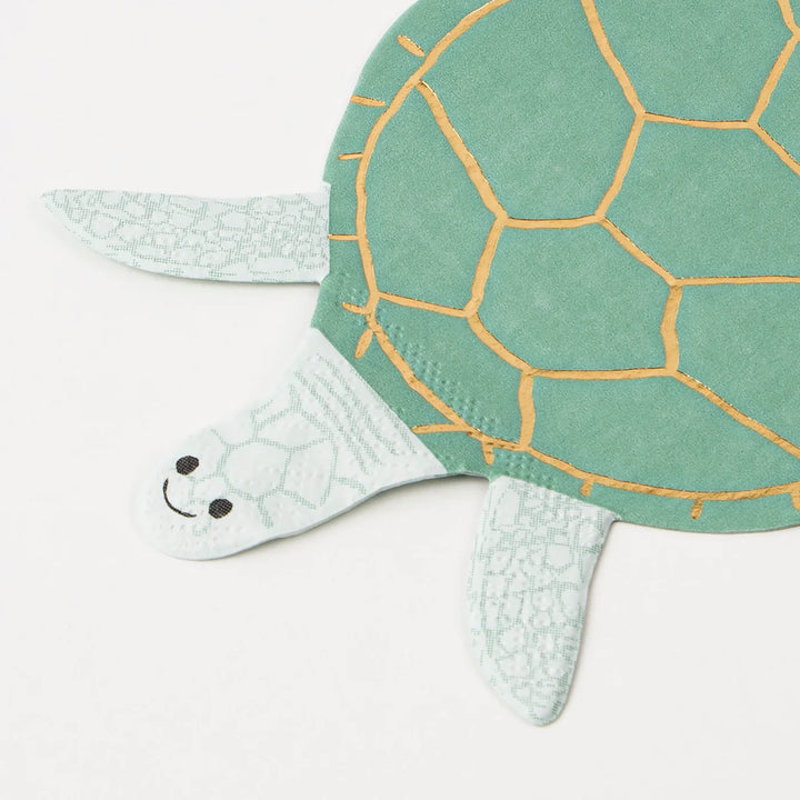 Meri Meri | Turtle Napkins - Large | Shut the Front Door