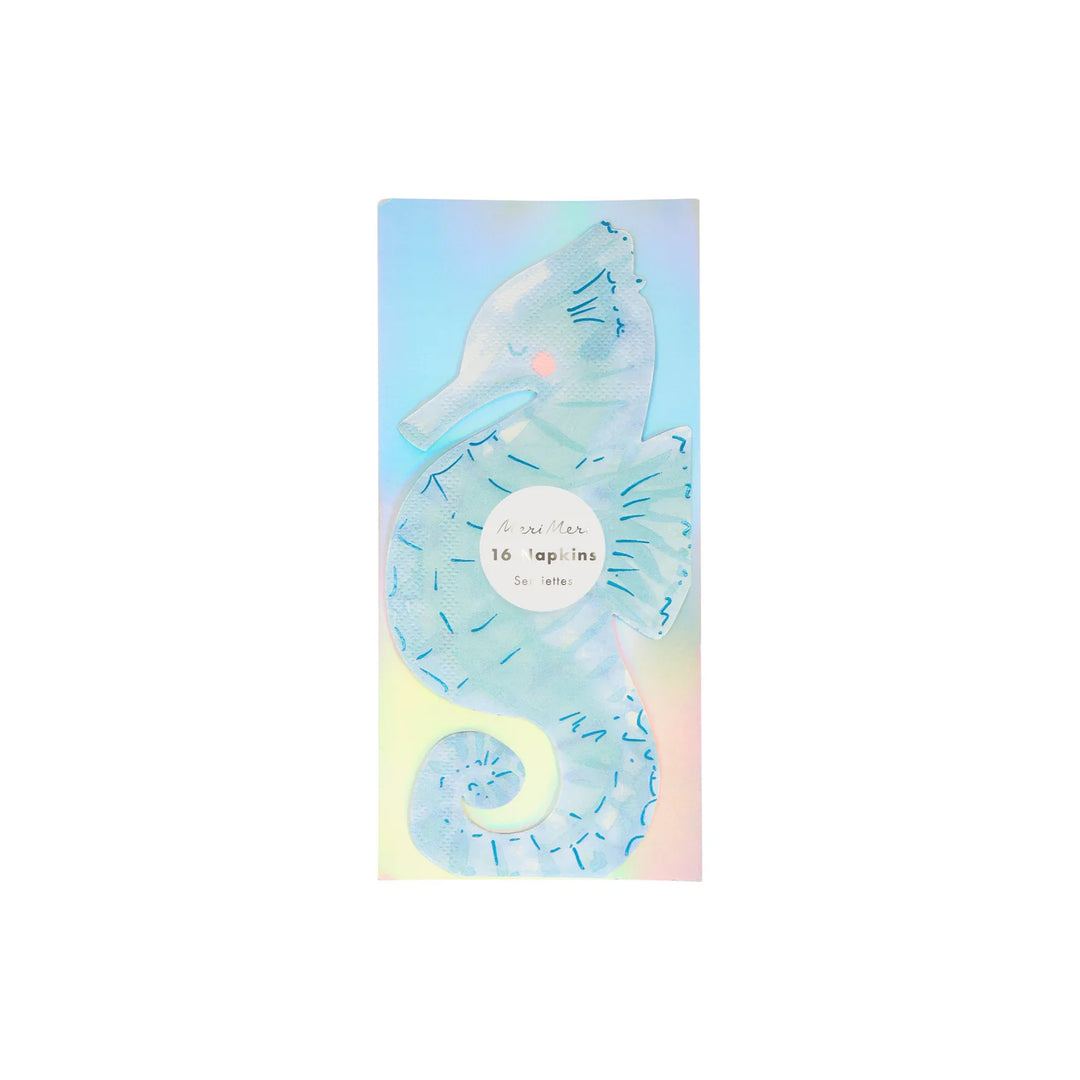 Meri Meri | Seahorse Napkins - Large | Shut the Front Door