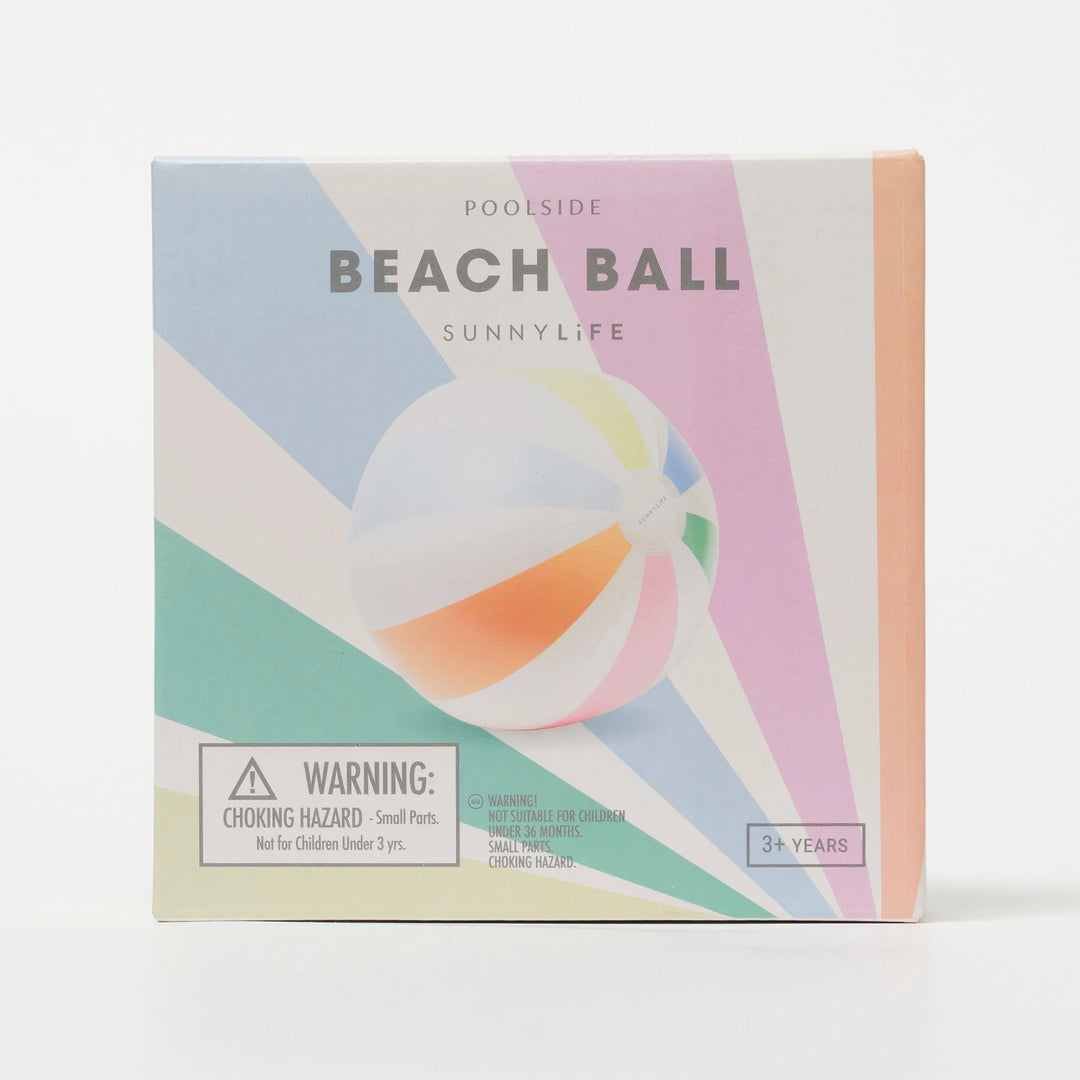 Sunnylife | Pool Side Inflatable Beach Ball - Pastel Gelato | Shut the Front Door