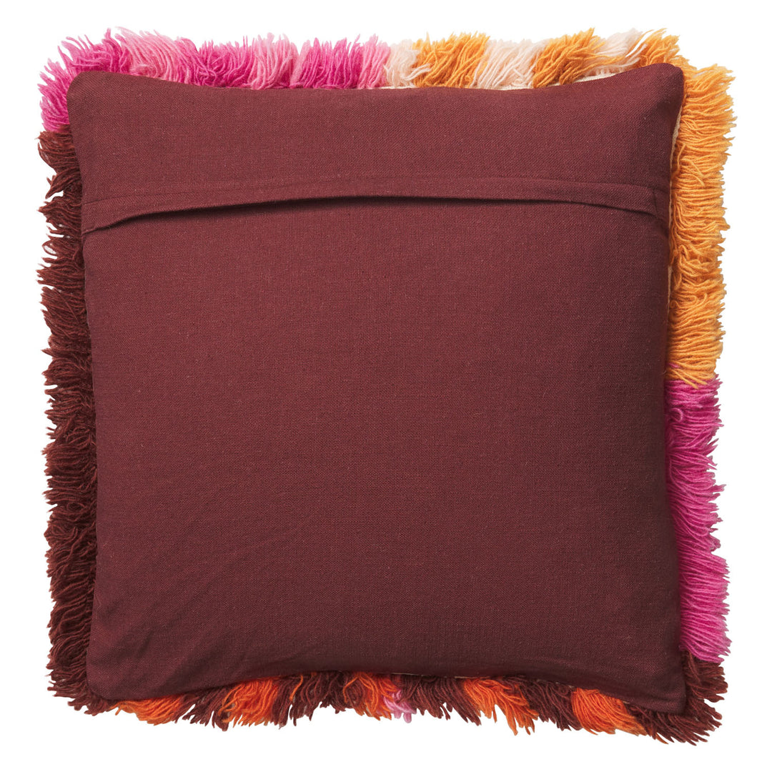 SAGE & CLARE | Neoma Shag Cushion - Aperol | Shut the Front Door