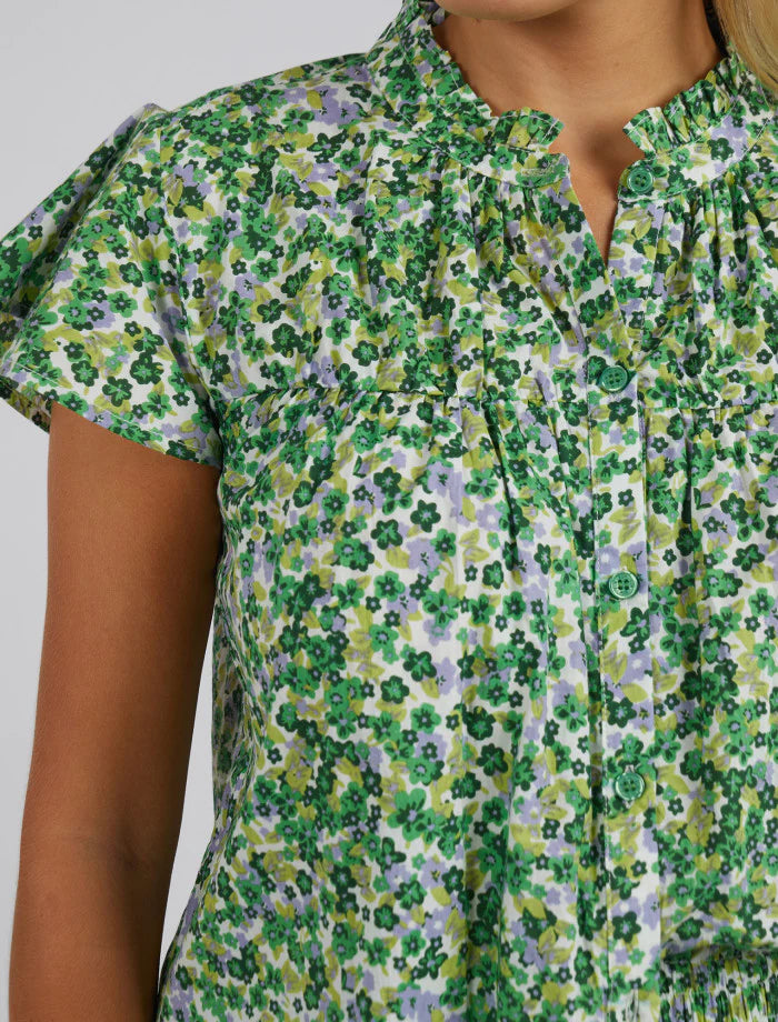 Elm Knitwear | Prairie Floral Blouse - Meadow | Shut the Front Door