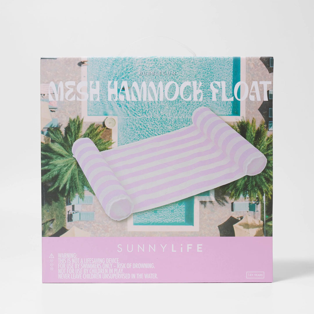 Sunnylife | Mesh Hammock Float - Bubblegum Pink | Shut the Front Door