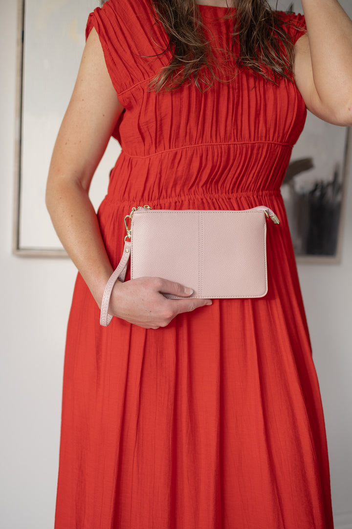 Antigone | Sirena Clutch - Pink | Shut the Front Door