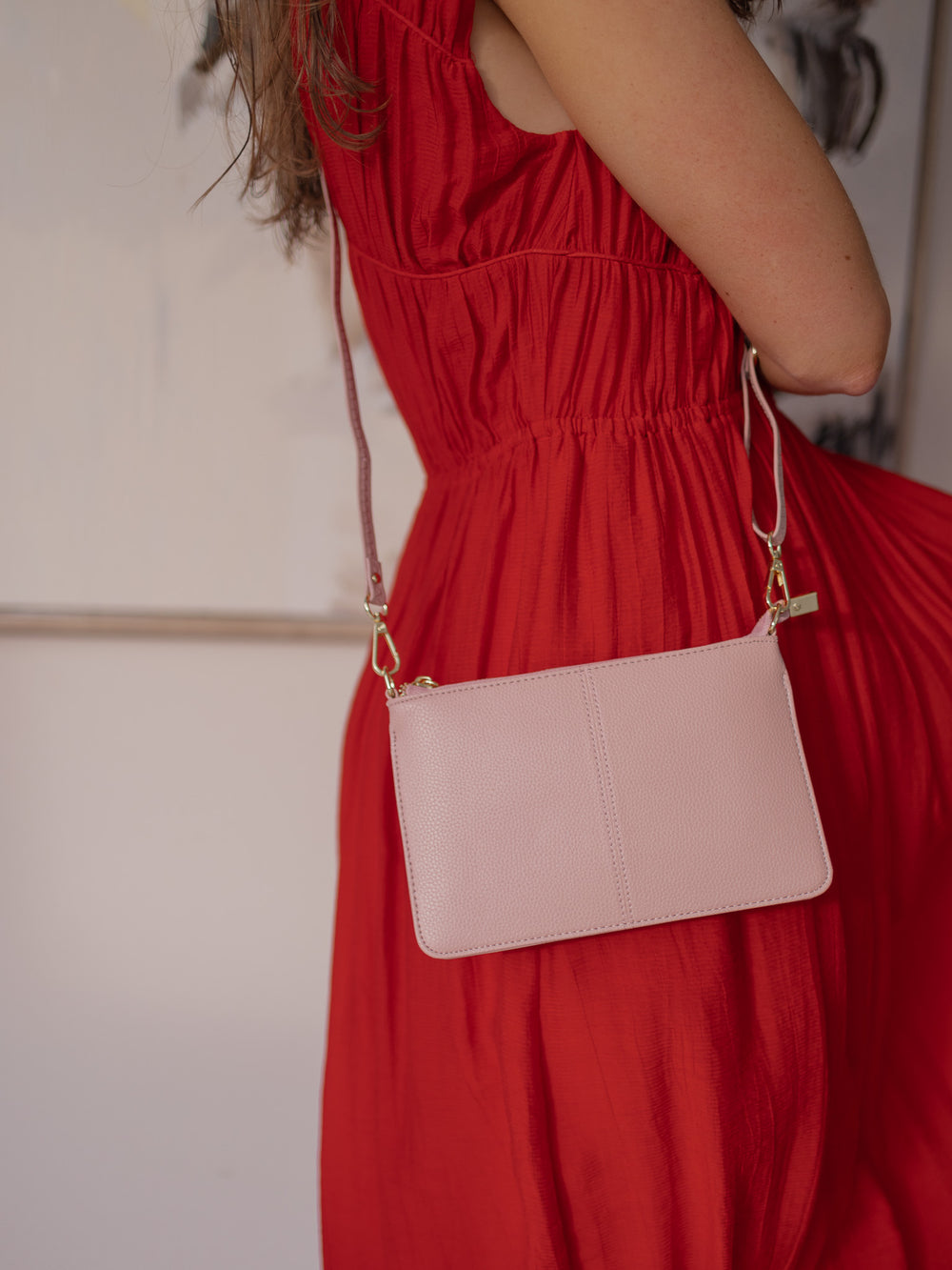 Antigone | Sirena Clutch - Pink | Shut the Front Door