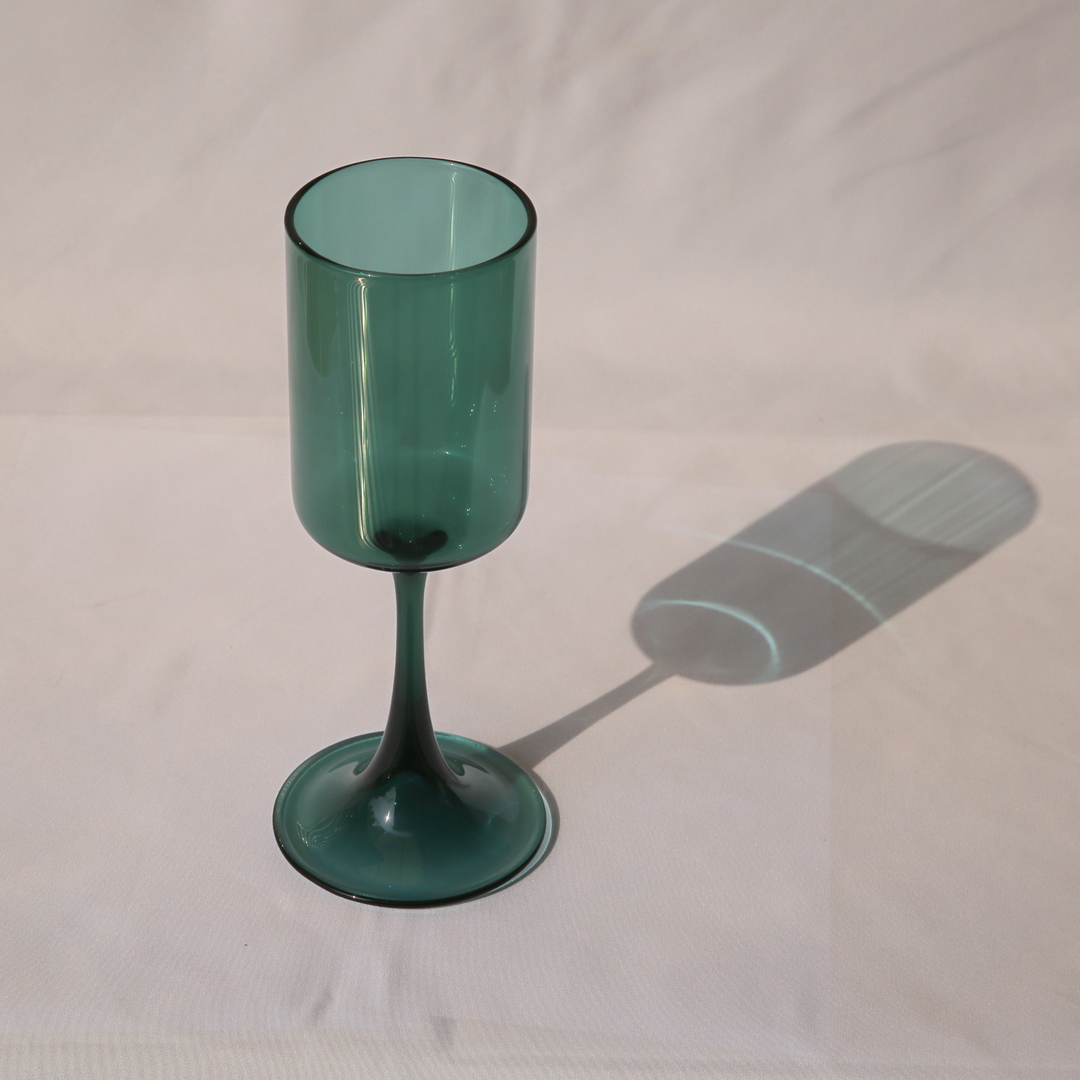 Garcia | Wine Glass 350ml - Green | Shut the Front Door