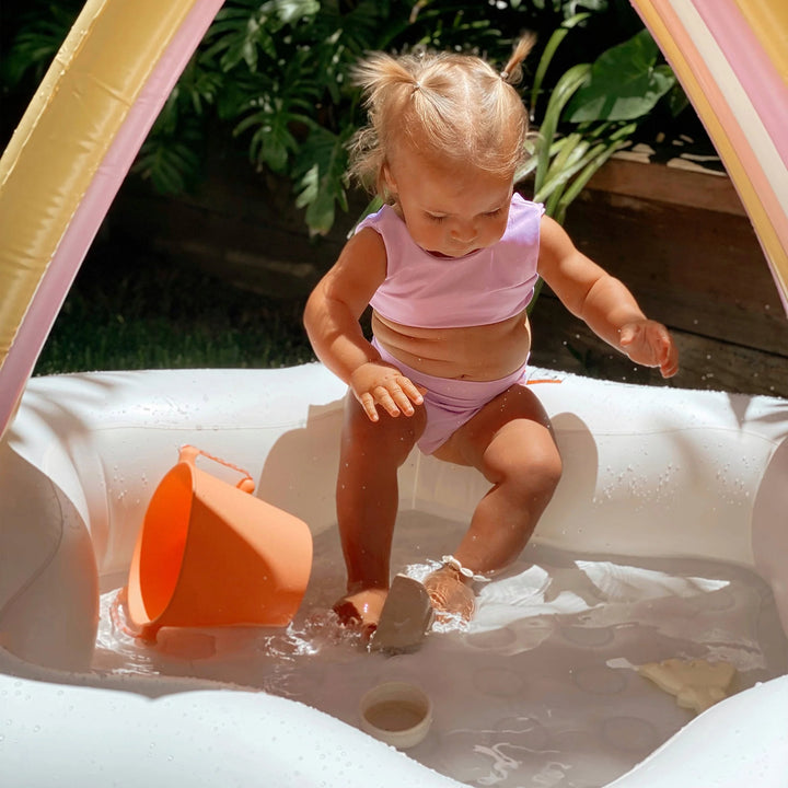 Sunnylife | Kids Inflatable Pool - Princess Swan Multi | Shut the Front Door