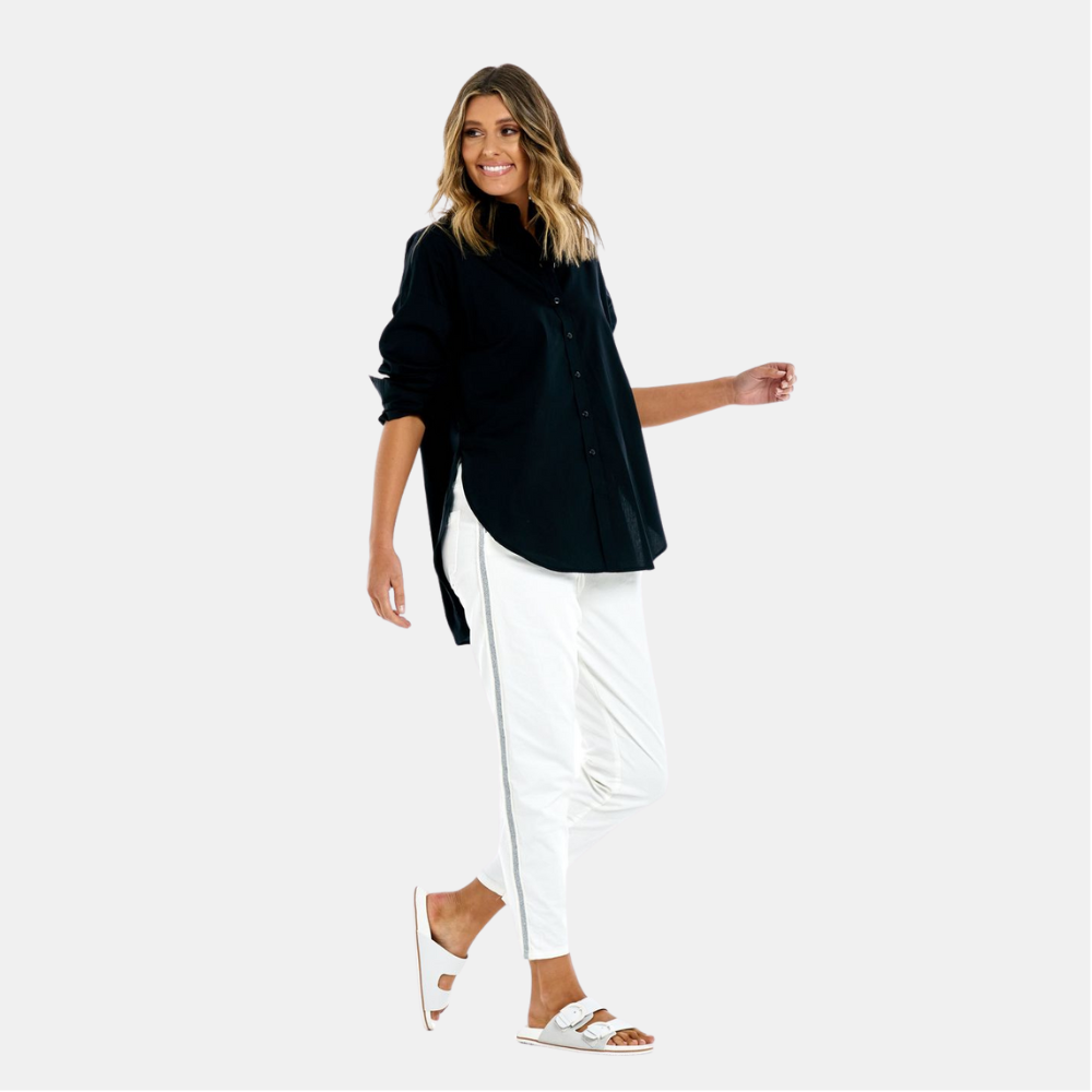 Betty Basics | Brooks Jean - White | Shut the Front Door