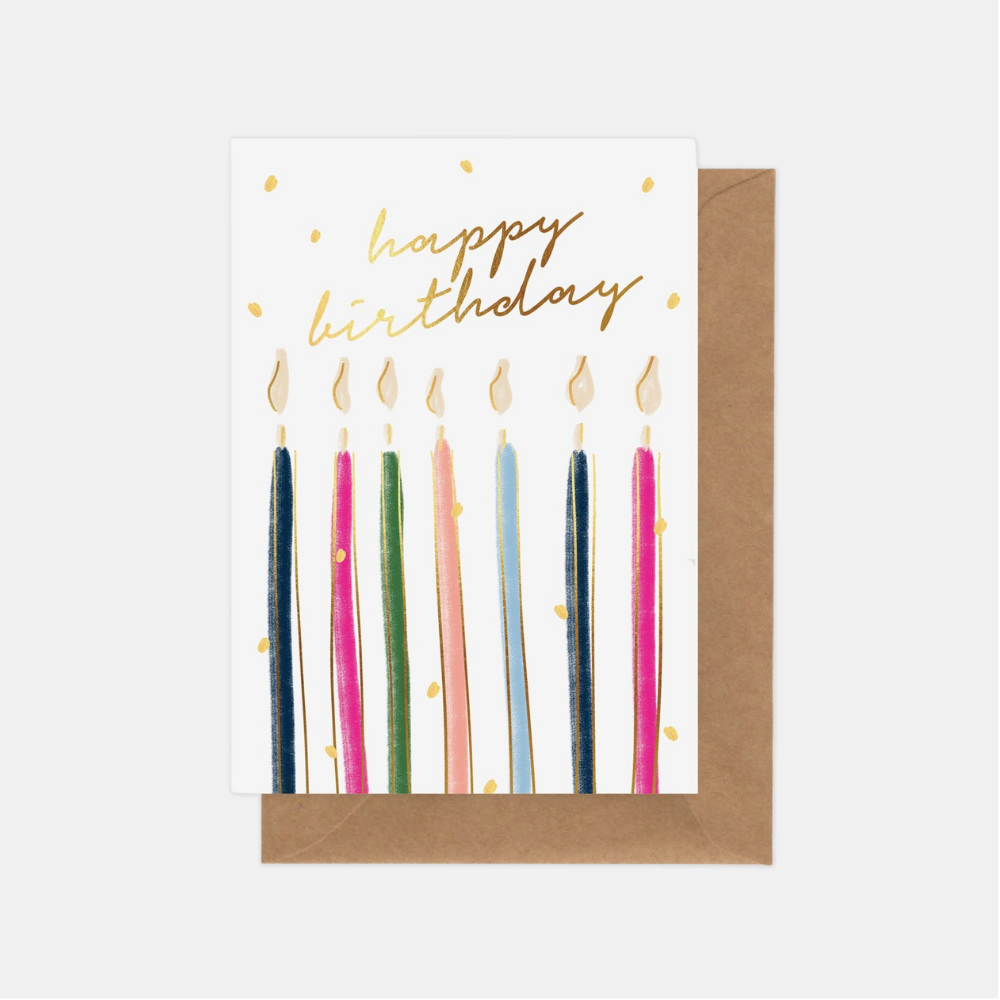 Elm Paper | Card Birthday Candles | Shut the Front Door