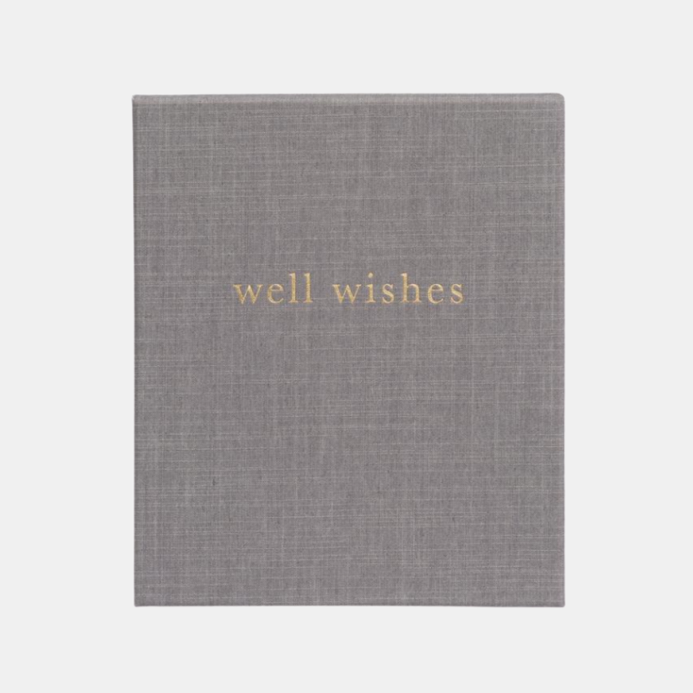 Write to Me Stationery | Well Wishes Guest Book - Grey | Shut the Front Door