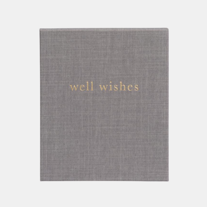 Write to Me Stationery | Well Wishes Guest Book - Grey | Shut the Front Door