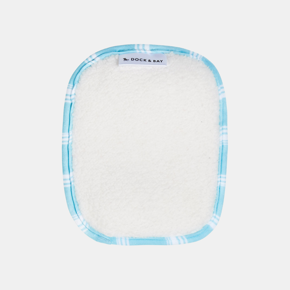 Dock & Bay | Reusable Makeup Wipes Pk3 - Chamomile Blue | Shut the Front Door