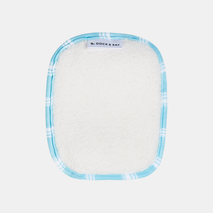 Dock & Bay | Reusable Makeup Wipes Pk3 - Chamomile Blue | Shut the Front Door