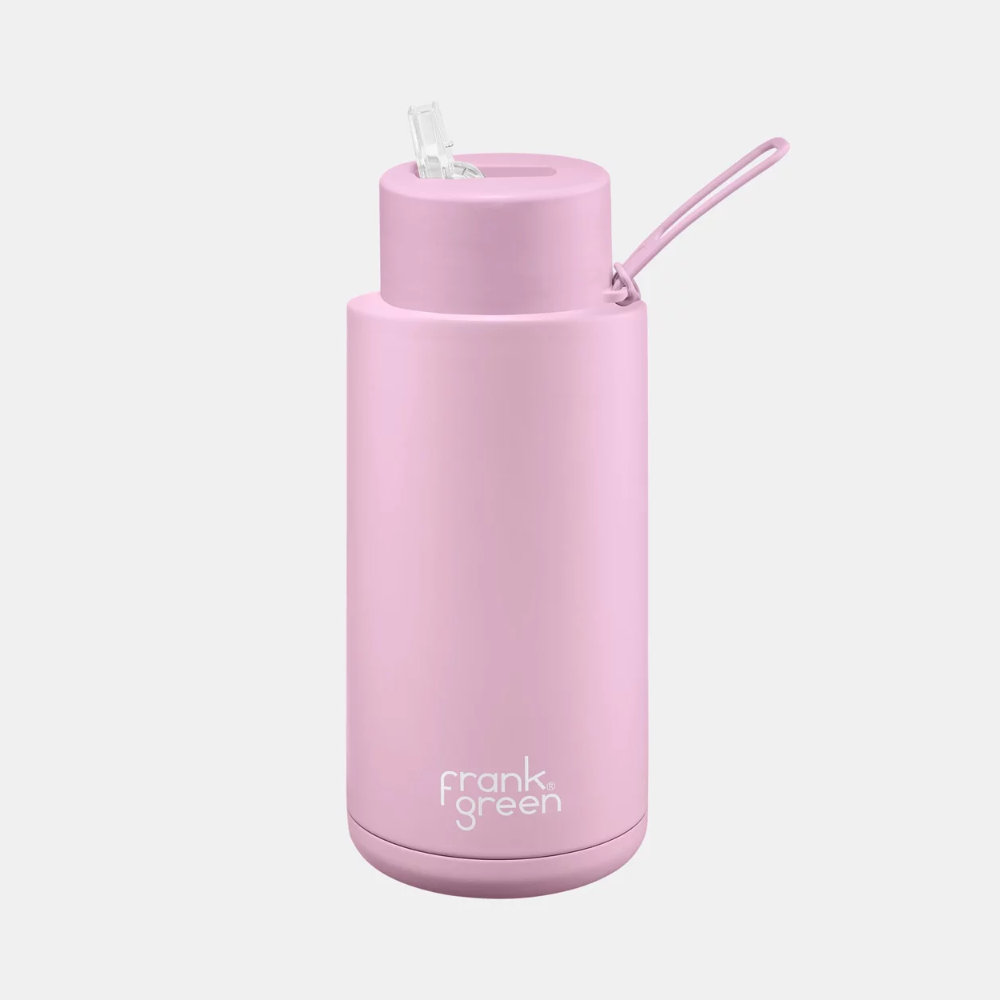 Frank Green | Ceramic Lined Reusable Bottle 34oz with Straw - Lilac Haze | Shut the Front Door