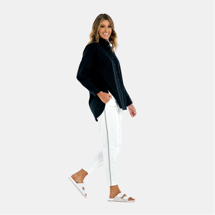 Betty Basics | Brooks Jean - White | Shut the Front Door