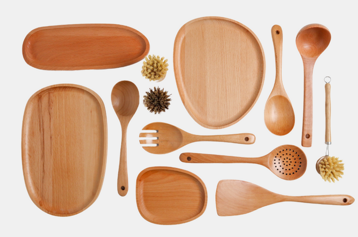 Shut the Front Door | Wooden Mixing Spoon 26cm - Beech | Shut the Front Door