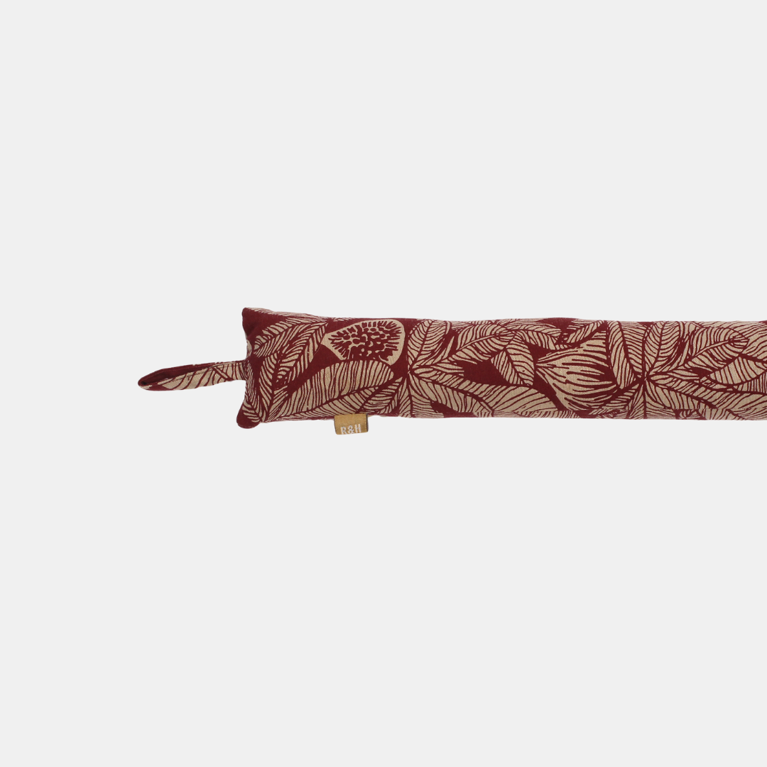 Raine & Humble | Fig Tree Draught Stopper Slim - Ruby | Shut the Front Door