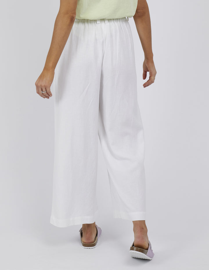 Elm Knitwear | Dylan Wide Leg Pant - White | Shut the Front Door