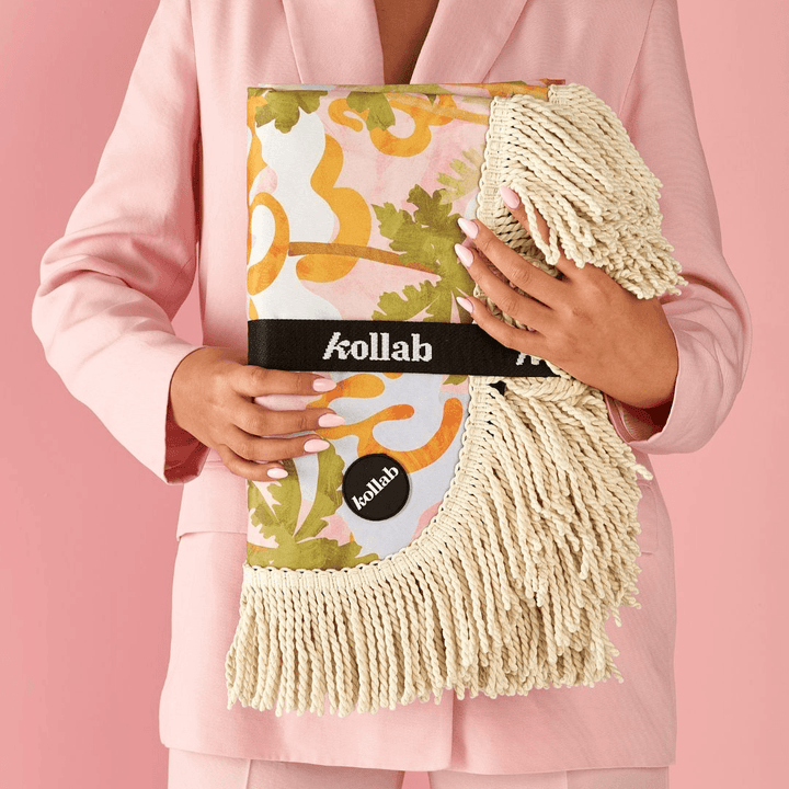 Kollab | Holiday Fringed Picnic Mat - Miami | Shut the Front Door