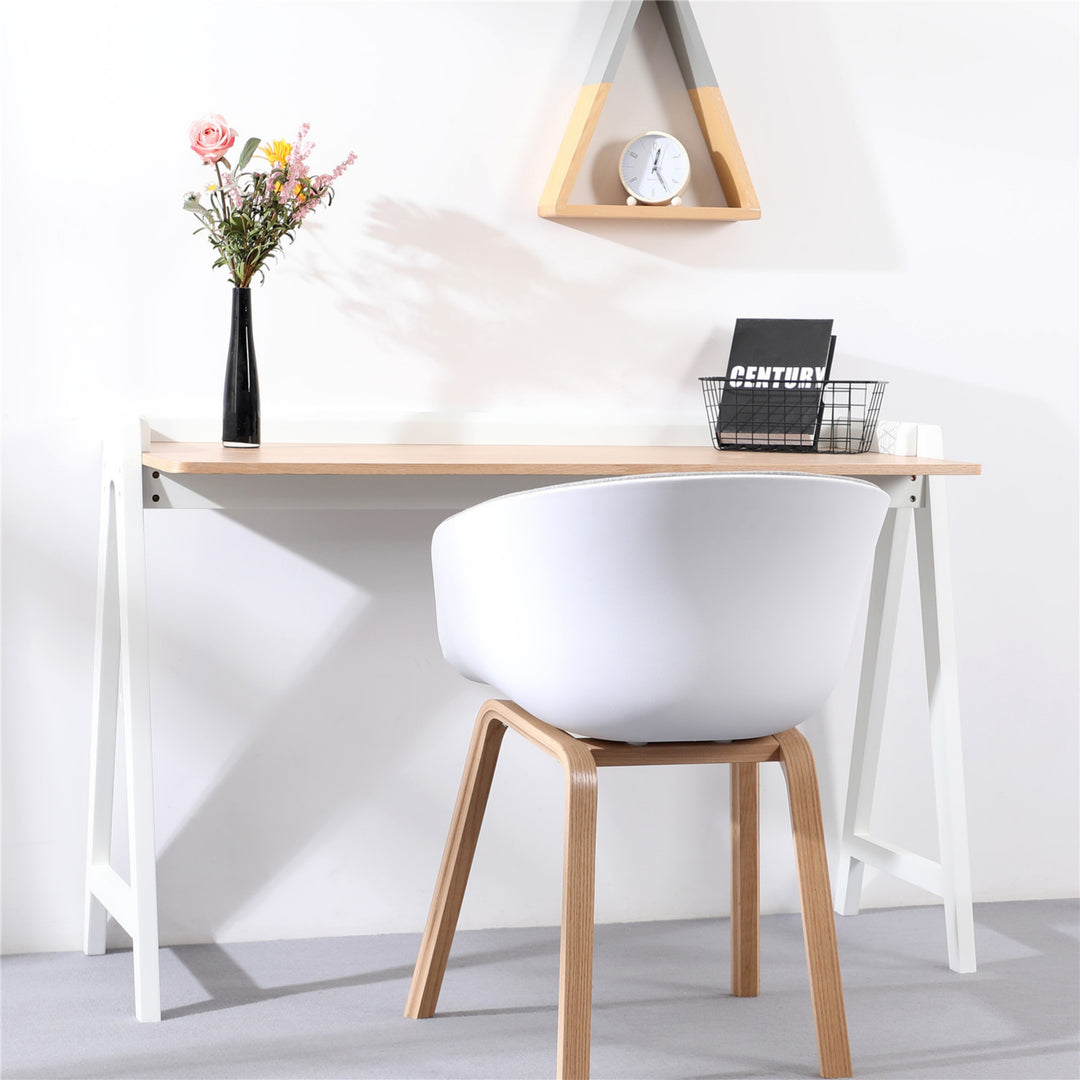 Garcia | Office Table Natural/White | Shut the Front Door