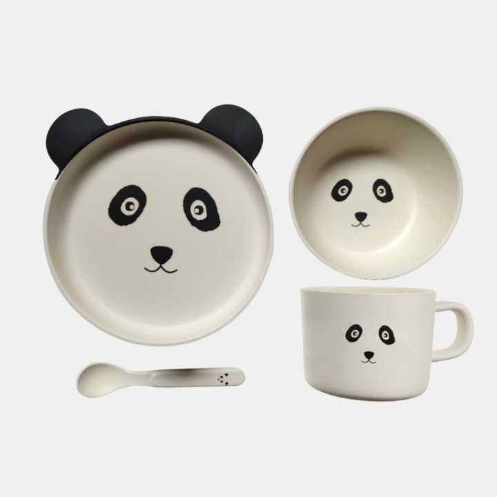 BambooWare | Kids Dining Set - Panda | Shut the Front Door