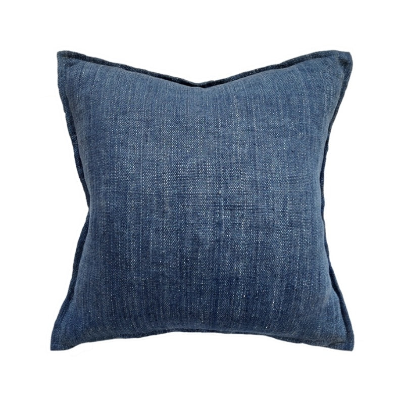 Mulberi | Flaxmill Cushion 50x50cm - Ink | Shut the Front Door