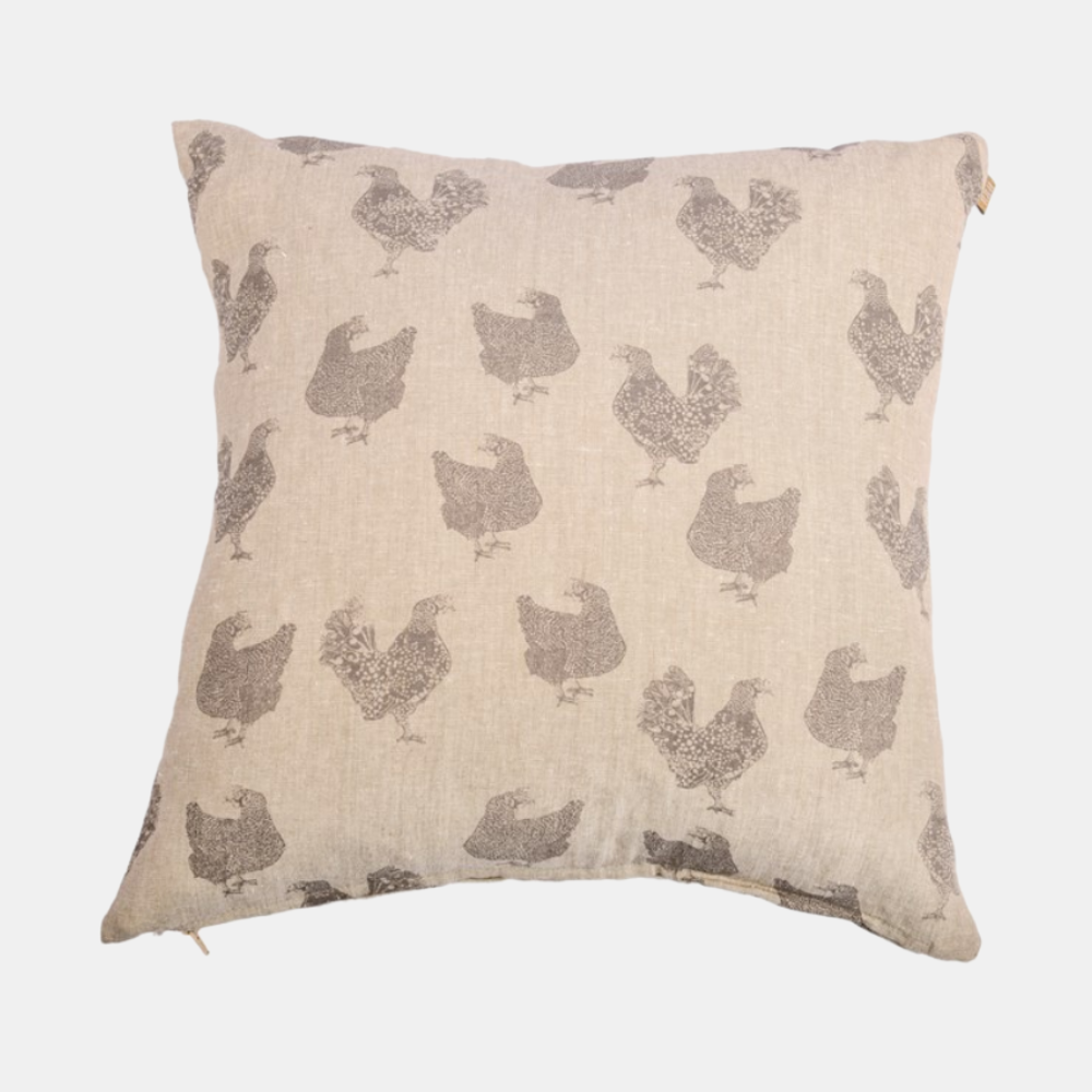 Raine & Humble | Henrietta Cushion 45cm - Ash | Shut the Front Door