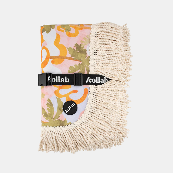 Kollab | Holiday Fringed Picnic Mat - Miami | Shut the Front Door