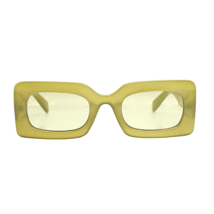 Reality Eyewear | Twiggy Eco Sunglasses - Milky Sage | Shut the Front Door