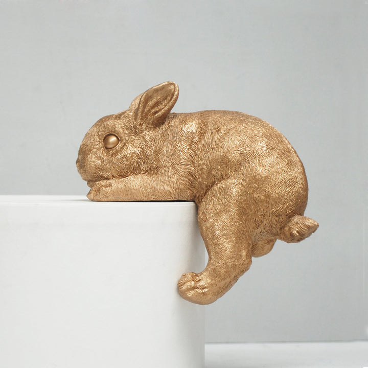 White Moose | Shelf Bunny - Gold | Shut the Front Door