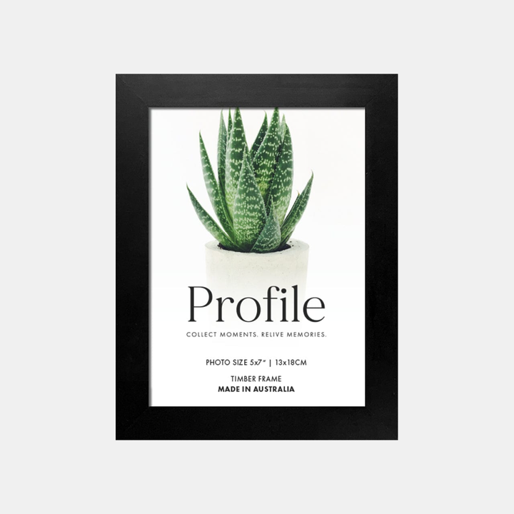 Profile Products | Deluxe Decorator Photo Frame - 13x18cm - Black | Shut the Front Door