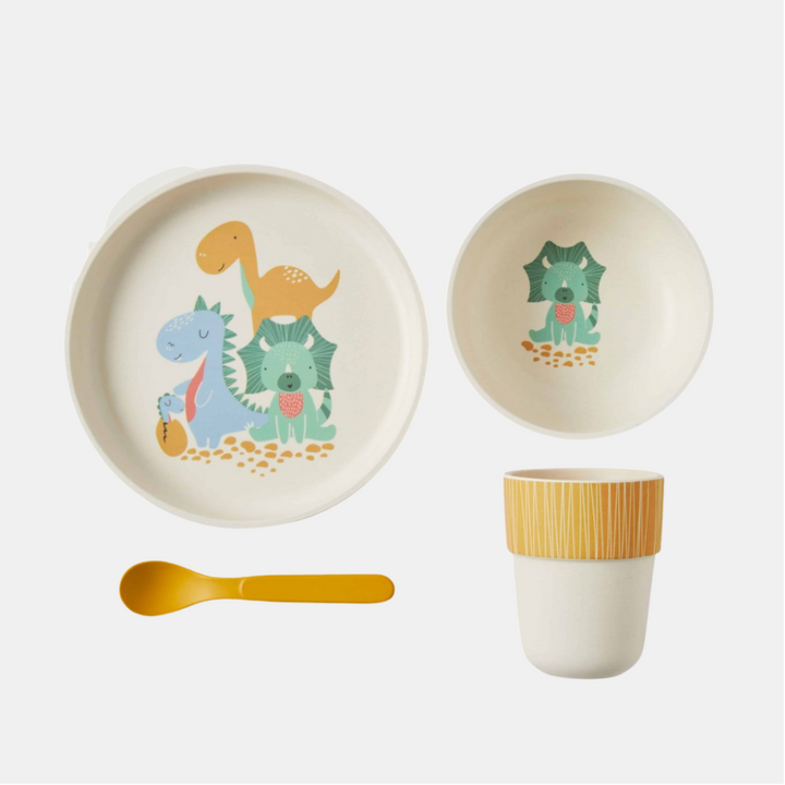 BambooWare | Kids Bamboo Dinner Set - Dinosaurs | Shut the Front Door