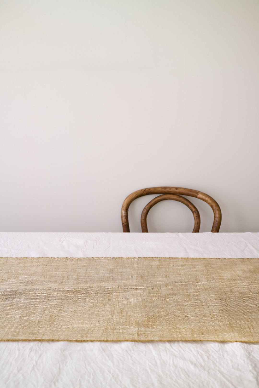 Raine & Humble | Slub Chambray Table Runner - Mustard | Shut the Front Door