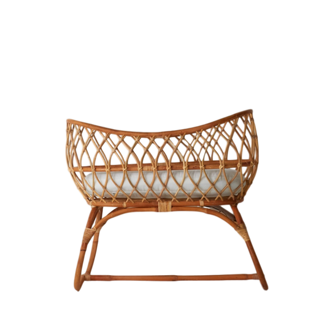 General Eclectic | Rattan Baby Bassinet | Shut the Front Door