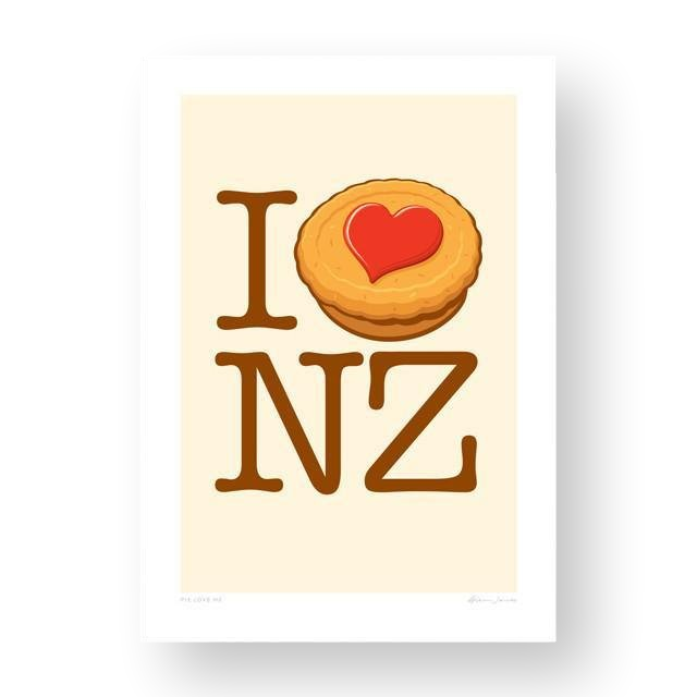 Glenn Jones Art | Pie Love NZ Glenn Jones Print Card | Shut the Front Door