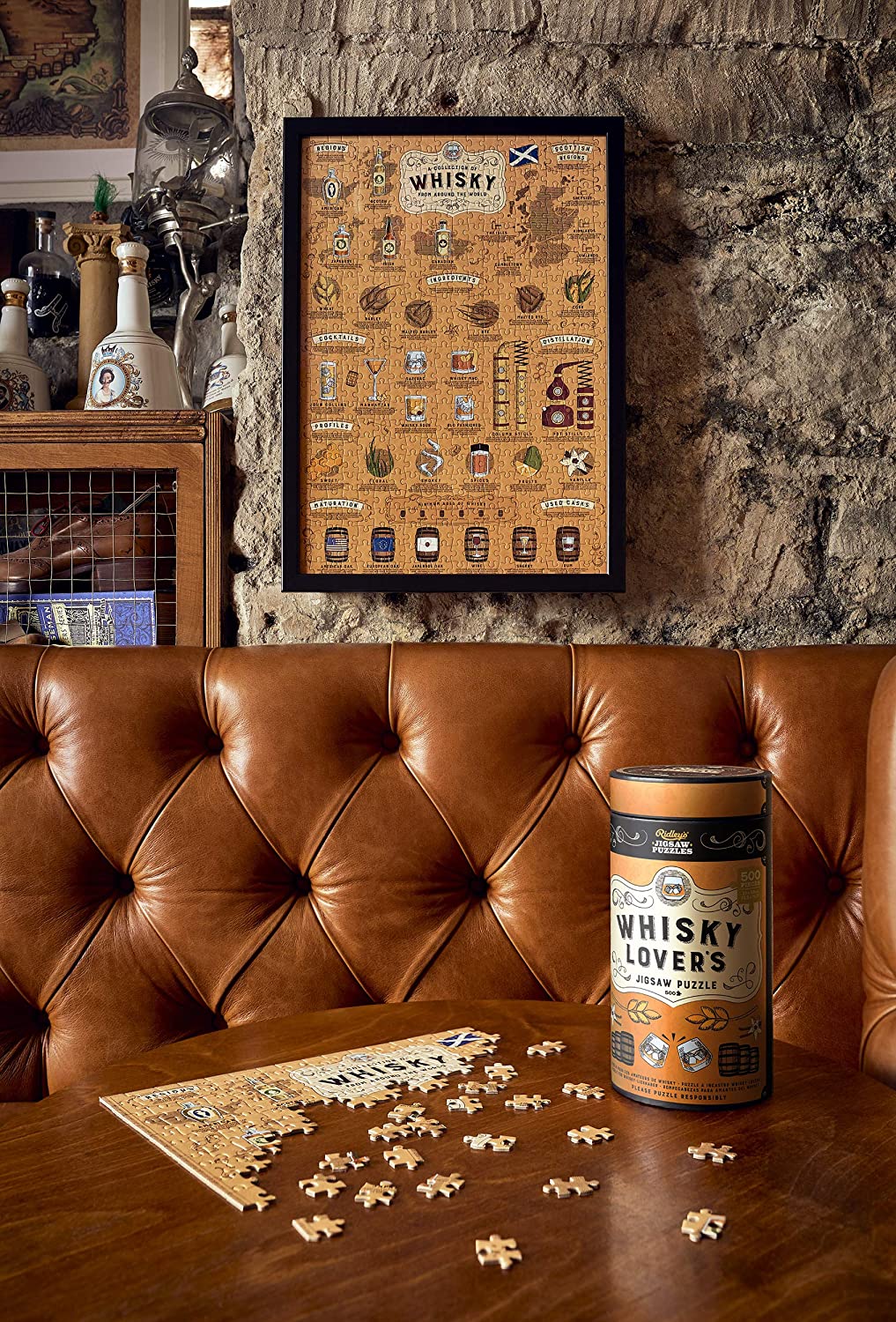 Ridleys | Whisky Lover's 500 Piece Jigsaw | Shut the Front Door