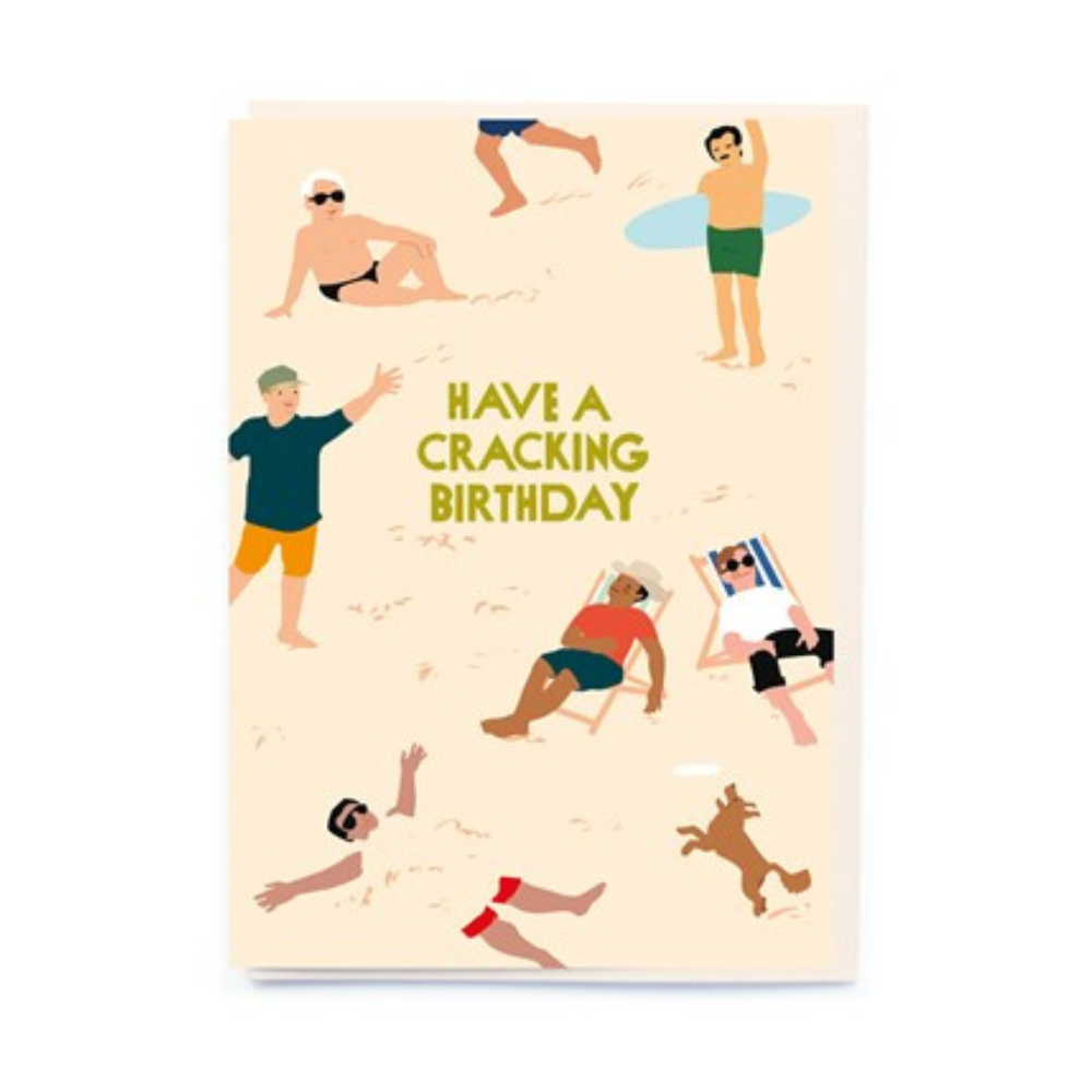 Oxted | Birthday Card Boys on the Beach | Shut the Front Door