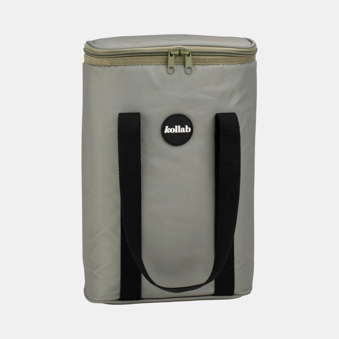 Kollab | Holiday Wine Cooler Bag - Khaki Black | Shut the Front Door